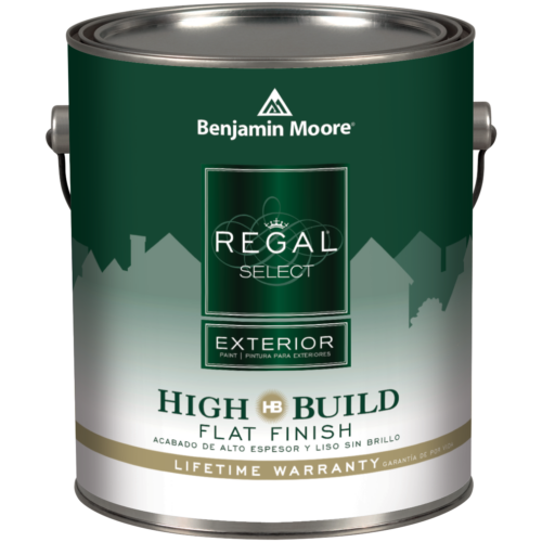 image of Benjamin Moore Regal Select Exterior High Build Flat Finish can